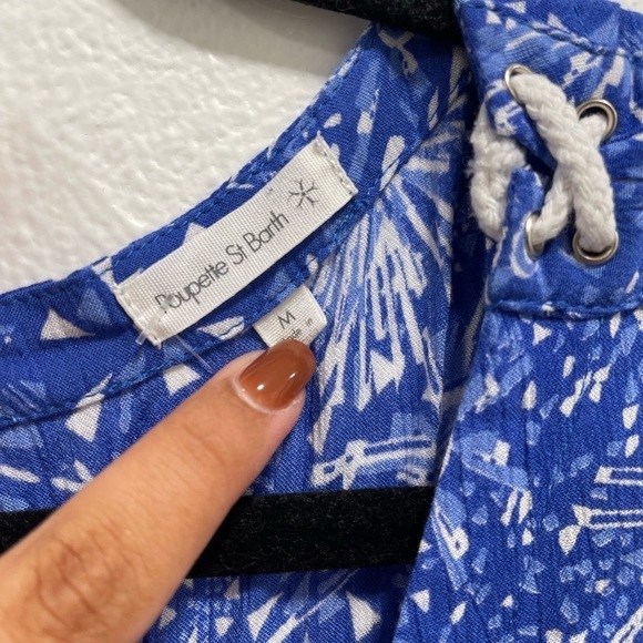 Poupette St Barth Blue Romper - Picture 4 of 6